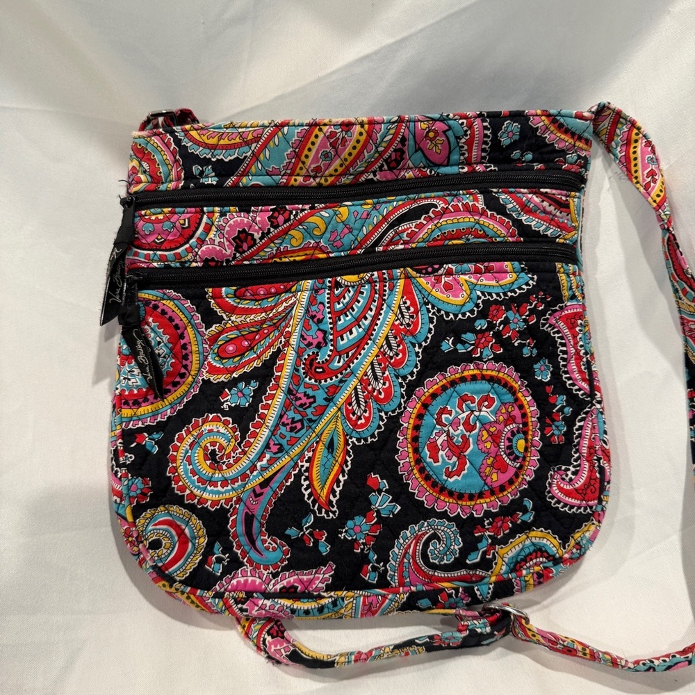 Vera Bradley Triple Zip Hipster in Retired Parisian Paisley Pattern